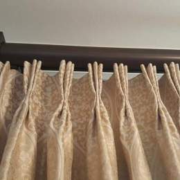 Custom Pleated Window Draperies
